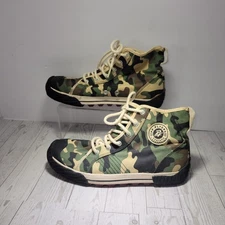 P F Flyers Camouflage  Hi-Top Sneakers  US M 9 / W 10.5