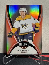 2025-26 Upper Deck ALLURE Hockey OZZY WIESBLATT #123 RED RAINBOW ROOKIE SP