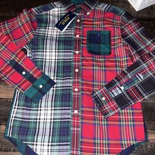 NWT Boy  s Polo Ralph Lauren Classics LS Button Down Shirt Med 10-12