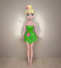 DISNEY FAIRIES BUBBLE TINK TINKERBELL DOLL 9" PLASTIC DRESS & HAIR 2013 JAKKS