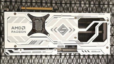 ASRock AMD Radeon RX 9070 Steel Legend 16GB GDDR6 1x HDMI 3x DP Grafikkarte Weiß