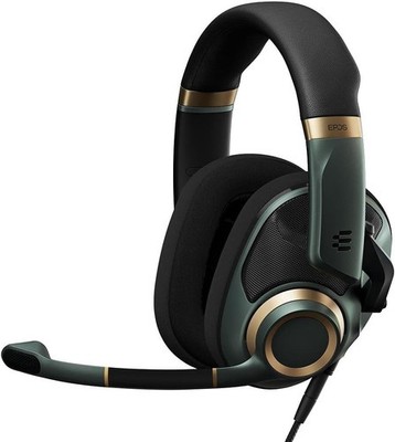 EPOS H6Pro Open Acoustic Gaming with Mic   Immersive Sound, Lightweight Green