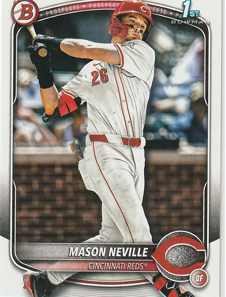 Mason Neville Cincinnati Reds 2025 Bowman Draft 1st Bowman ***