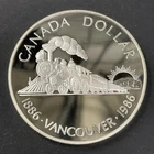 1986 Canada 50% Silver Canadian Silver Proof Dollar - Centenary of Vancouver