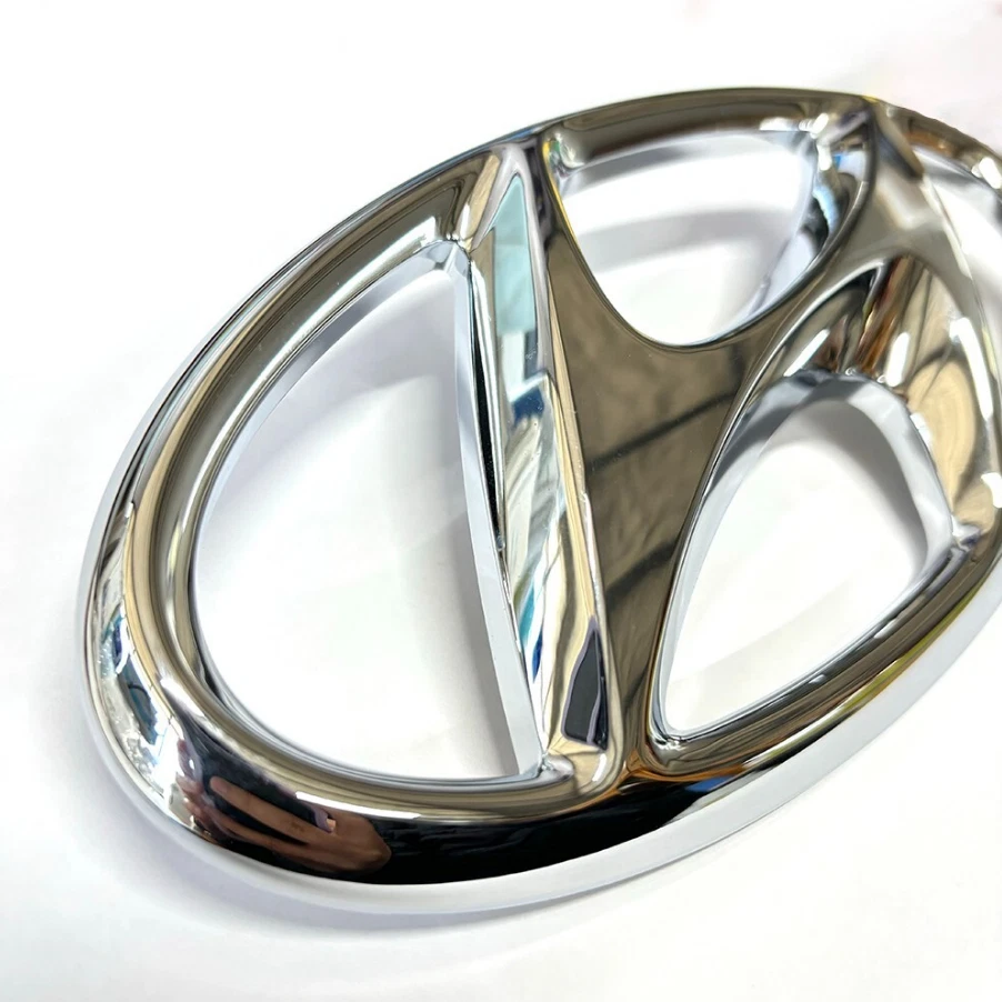 H Logo Trunk Emblem for 2005 2006 2007 2008 2009 Hyundai Tucson - Image 2 of 3