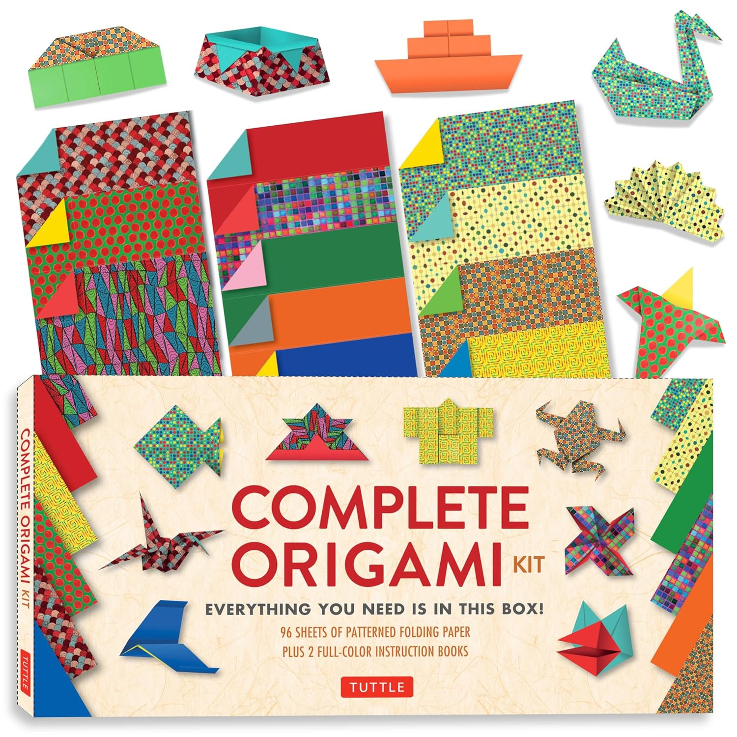 Complete Origami Kit: [Kit with 2 Origami How-To Books, 98 Papers, 30 Projects] - Thumbnail 7