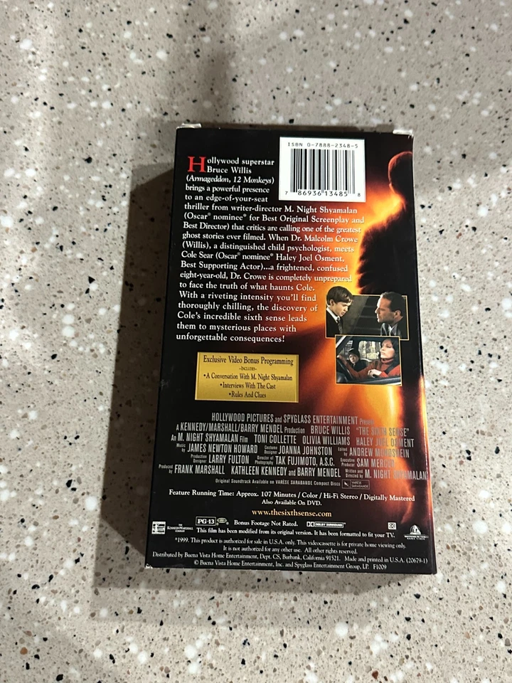 Prophecy II + Sixth Sense VHS Lot Supernatural Thriller Horror VG+ Clean Copies — 第 2/4 张图片