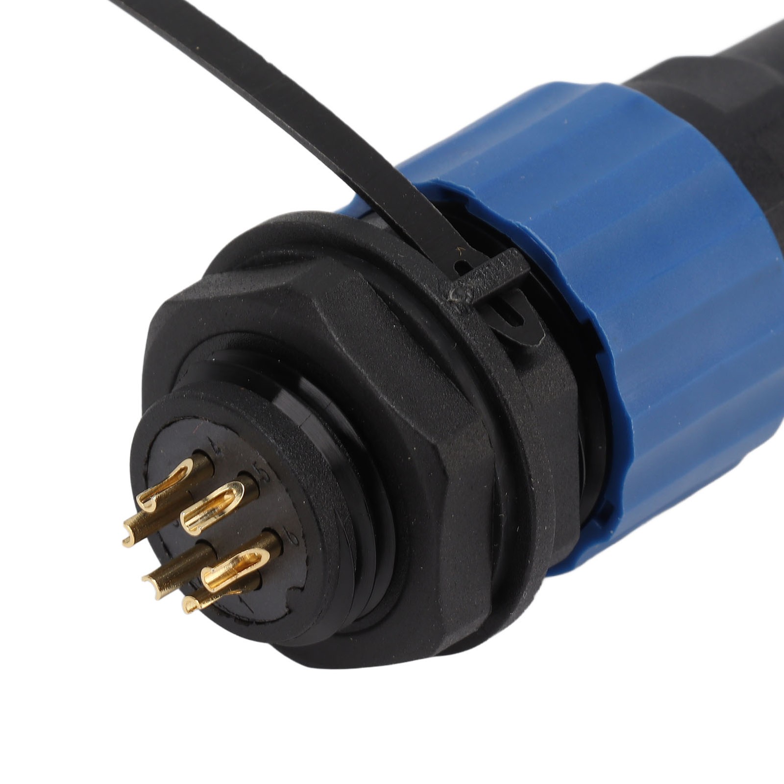 2Pcs SD16 IP68 Waterproof Connector Durable Solid Contact Pin For Various Fields