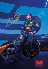 Max Verstappen F1 Autograph Photo RP Sport F1 Racing Poster
