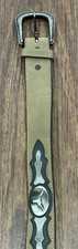 Nocona Men's Western Buffalo Cowboy Style Concho Belt Size 38 New