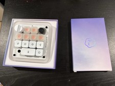 Codex Micro CLICKY Open Box Work Louder Mechanical Macropad In Hand With Keycaps