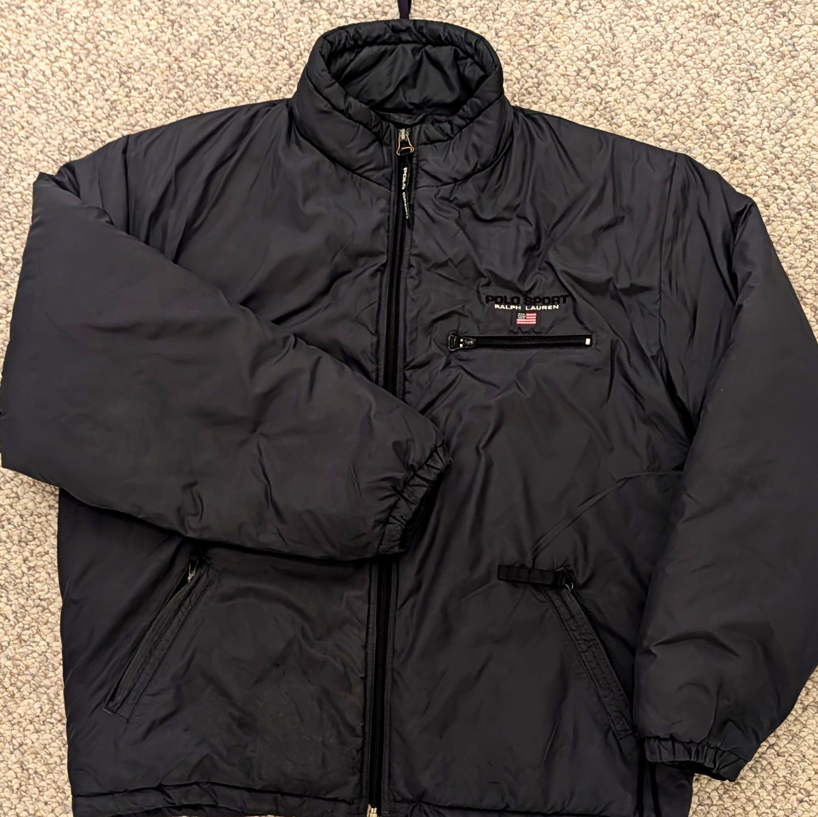 Vintage 90s Polo Sport Ralph Lauren Down Puffer Jacke… - Gem