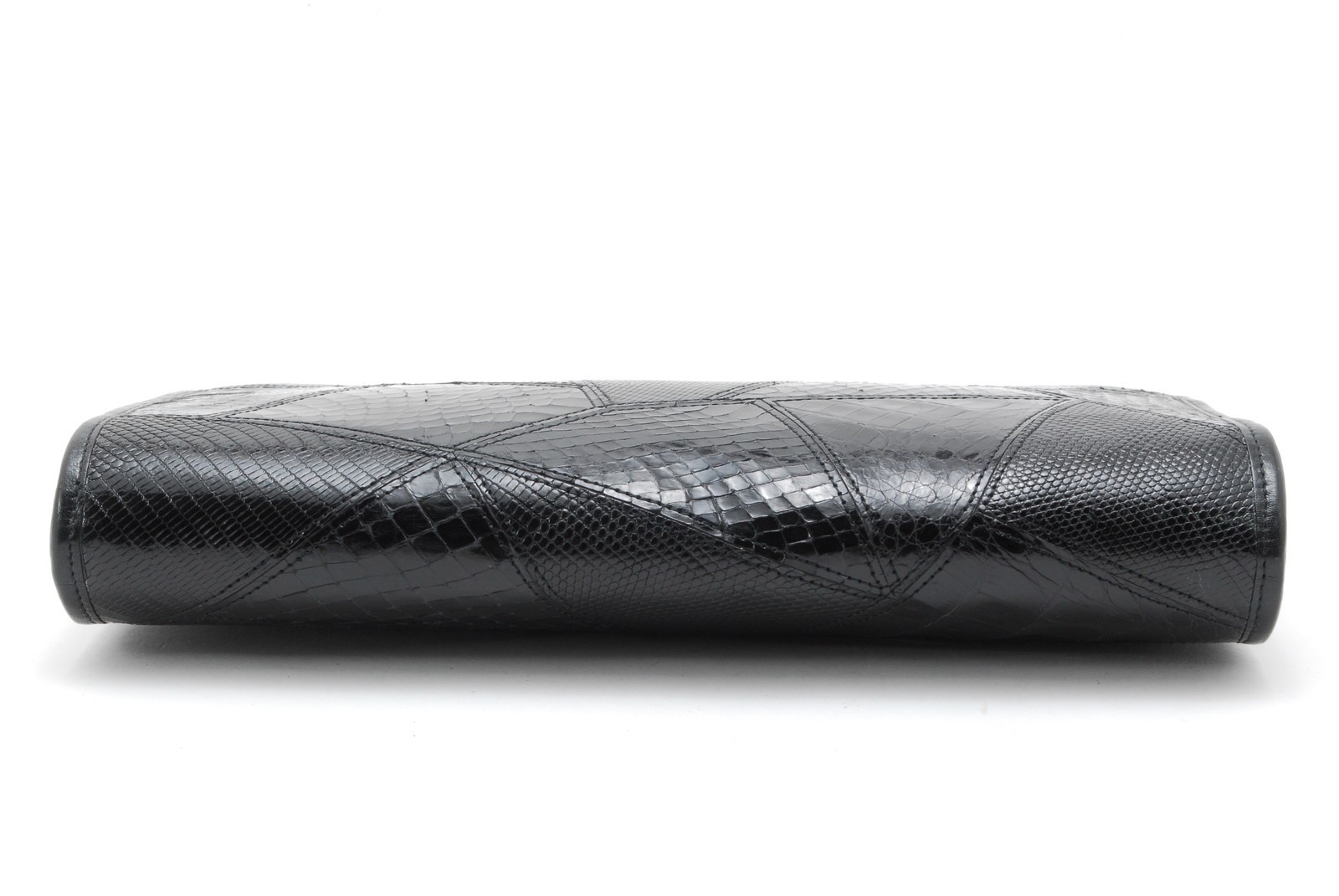 Borsa pochette s pochette Yves Saint Laurent YSL pelle nera usata in Giappone