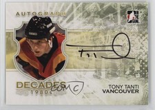 2010-11 ITG Decades 1980s Tony Tanti #A-TT Auto 1rb1