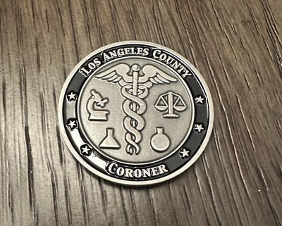 Los Angeles County Coroner Challenge Coin