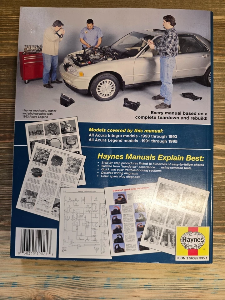 Haynes Acura Integra & Legend manual de reparo automotivo 1990-1993 e 1991-1995 (12 - Imagem 2 de 3