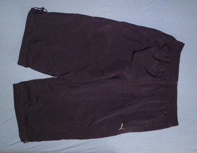 dunkelblaue weite Herren Sport Hose wadenlang Gr. L von Puma - 100% Polyester