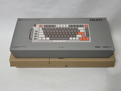 NUPHY × AKIRA Field75 HE Wired Magnetic WHITE SWITCH Gaming Keyboard BRAND NEW!