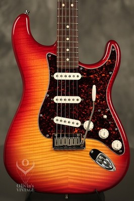 2002 Fender Special Run American Series Stratocaster FLAME MAPLE TOP Aged CSB