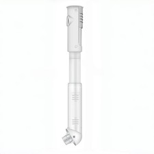 DKURQG Extended Nozzle for Facial Steamer, Extendable 360&deg; Rotating Arm White