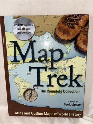 Map Trek The Complete Collection W/ CD ROM Terri Johnson Maps Of World History