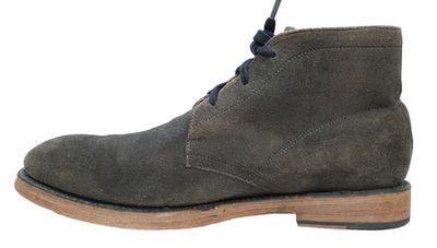 Frye Chukka Boots Mens Size 10 Gray Suede Leather Sole Lace  display picture 1