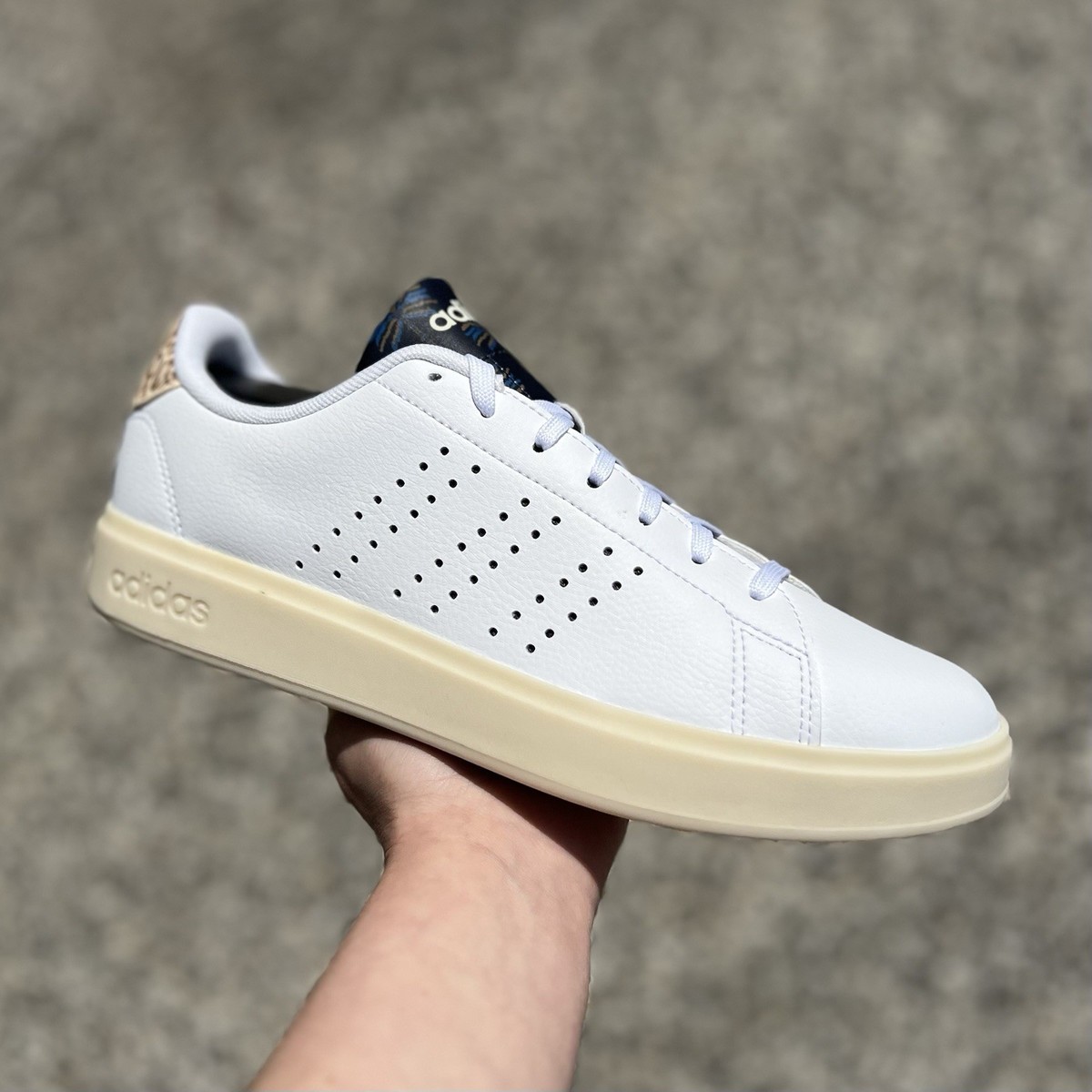 adidas gazelle silver green womens Advantage 2.0 W
