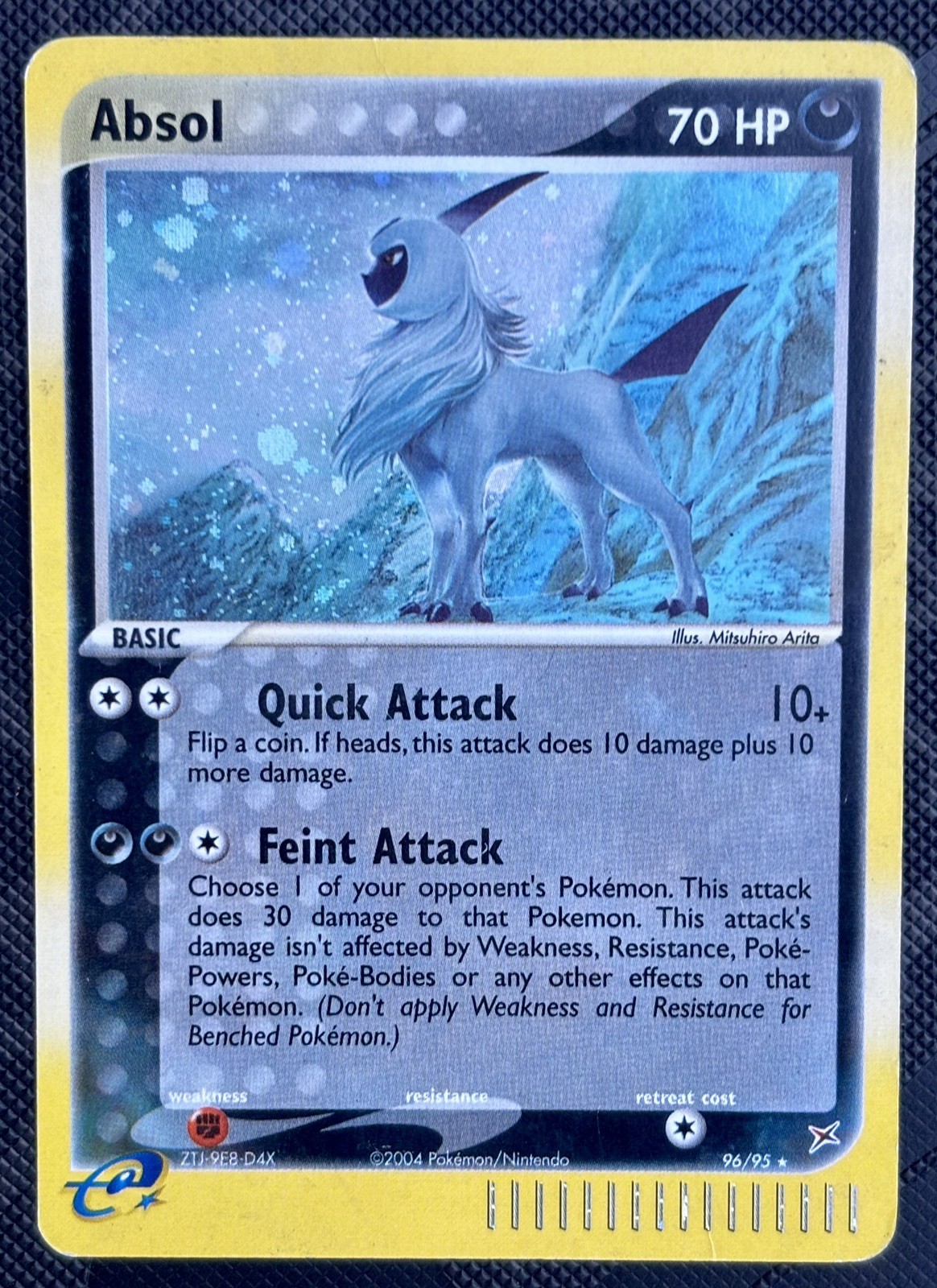 2004 Pokemon EX Team Magma Vs. Team Aqua Team Absol Holo 96/95 MP