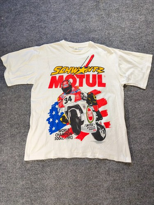 #ad Vintage 1993 Kevin Schwantz #34 Motul Lucky Strike Suzuki 500cc World Champion T $59.99