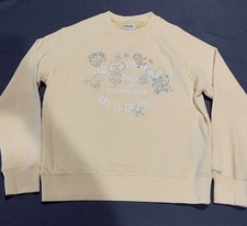 Zadig Voltaire NWT Upper Insignia Mo Blason Yellow Sweatshirt XS/S