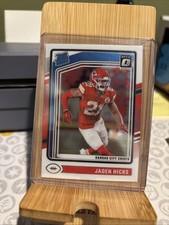 Jaden Hicks 2024 Donruss Optic Base Rated Rookie RC #237 Chiefs