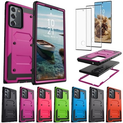 For Samsung Galaxy Note 20 Ultra Note20 5G Case Rubber Cover / Screen Protector