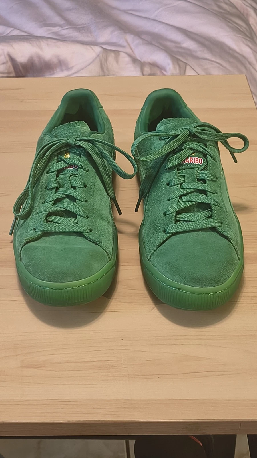 Puma Haribo Green Suede Shoes Sneakers Men's Size 8.5 382565-01