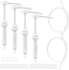 4 Pcs Gallon Pump Dispenser 1 oz Heavy Duty Pump with Extended Tube for 5 Gallon