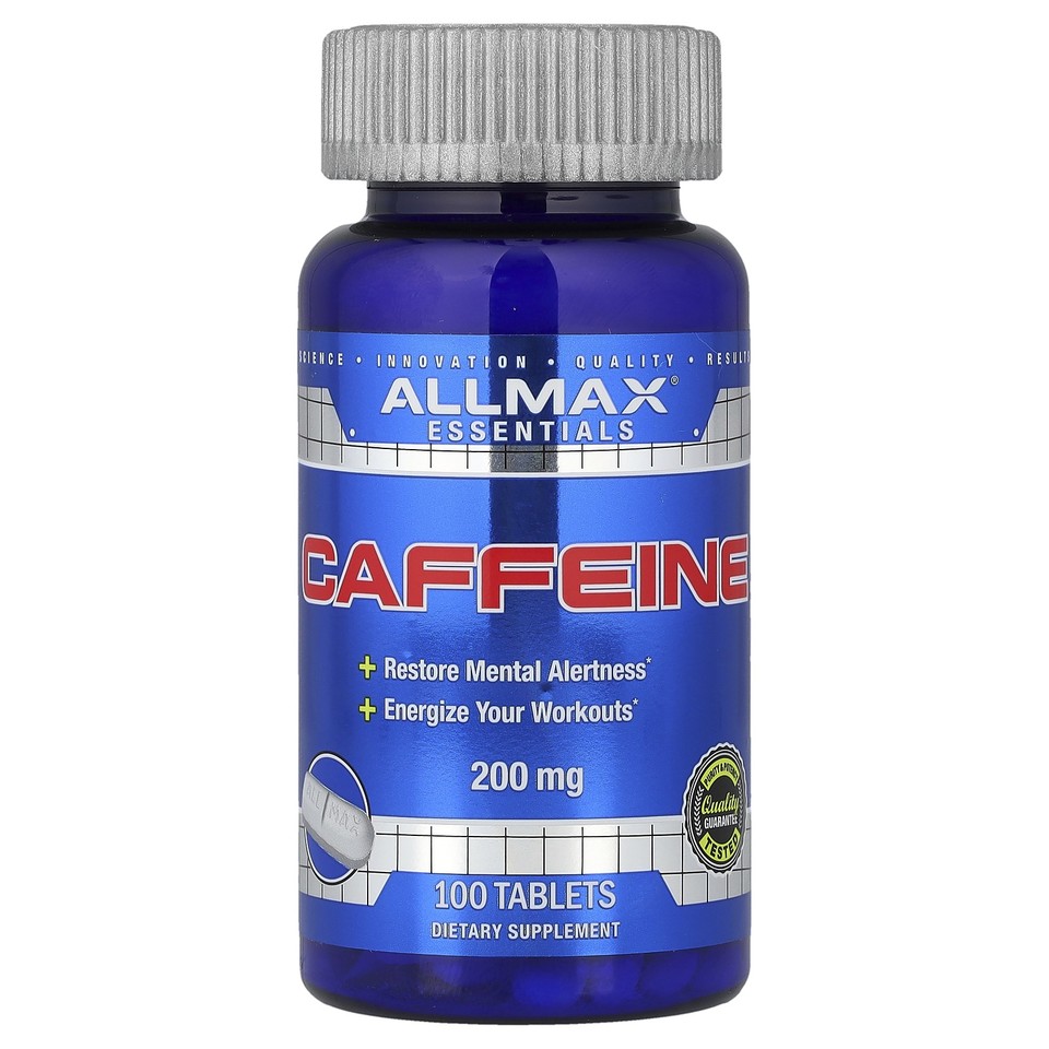 Essentials, Caffeine, 200 mg, 100 Tablets