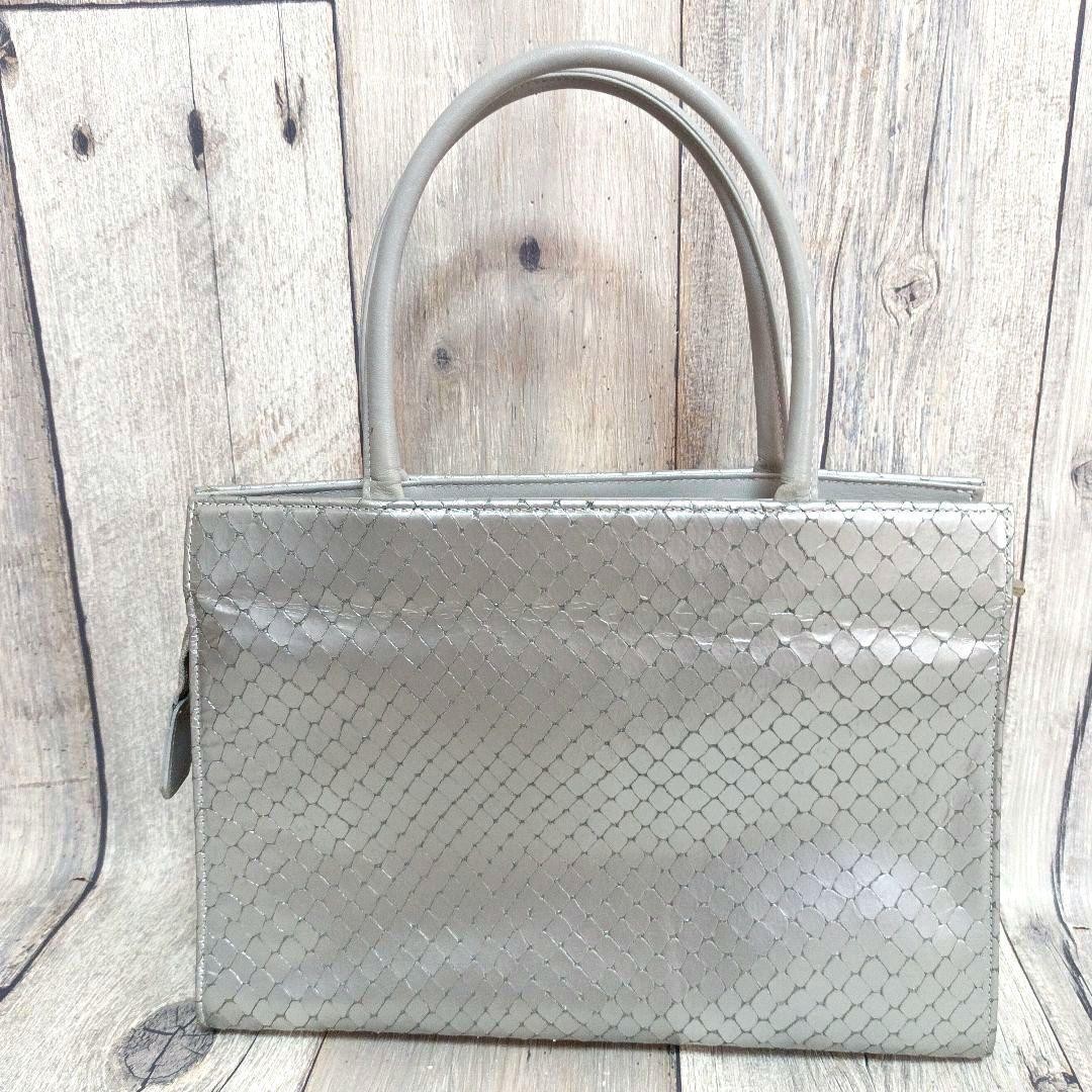 LONGCHAMP Python Embossed Handbag Japan Import Ra… - image 2