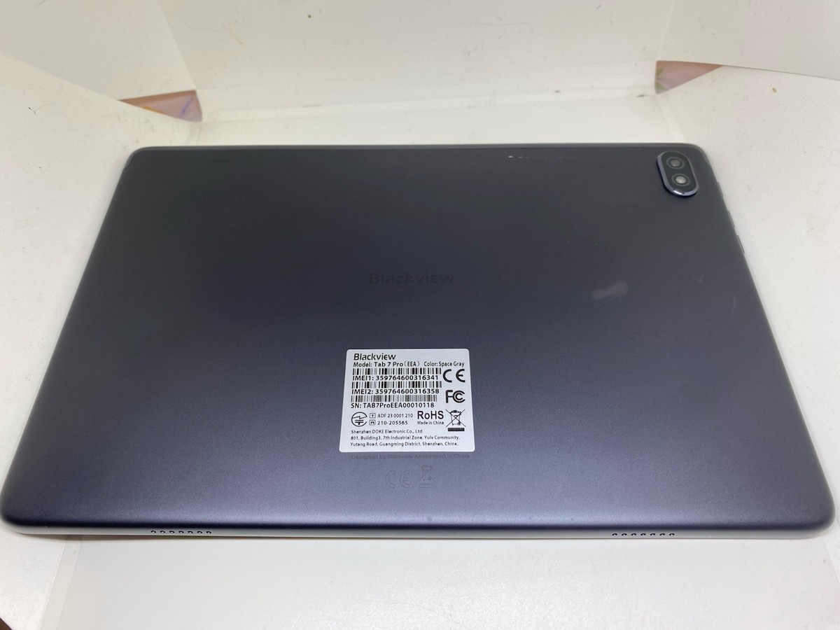 Blackview Tab 7 Pro 10” Android 12 (128GB) unlocked grey Tablet