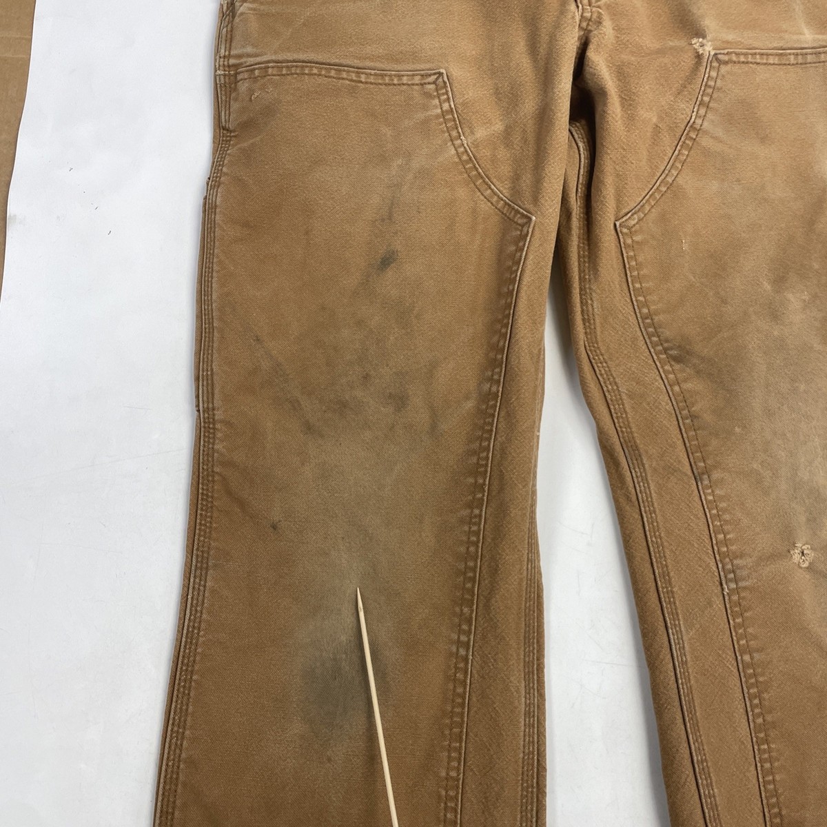 Carhartt Carpenter Double Knee Work Pants Size 32 X 30 Brown | eBay
