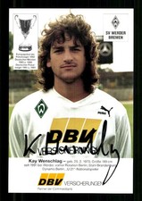 Kay Wenschlag Autogrammkarte Werder Bremen 1992-93 Original Signiert # G 52230