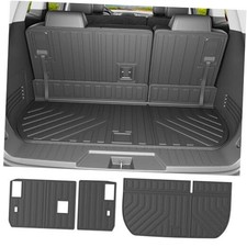Cargo Mat Compatible with 2009-2017 Chevy Traverse Trunk Mat 3rd Backrest Mat