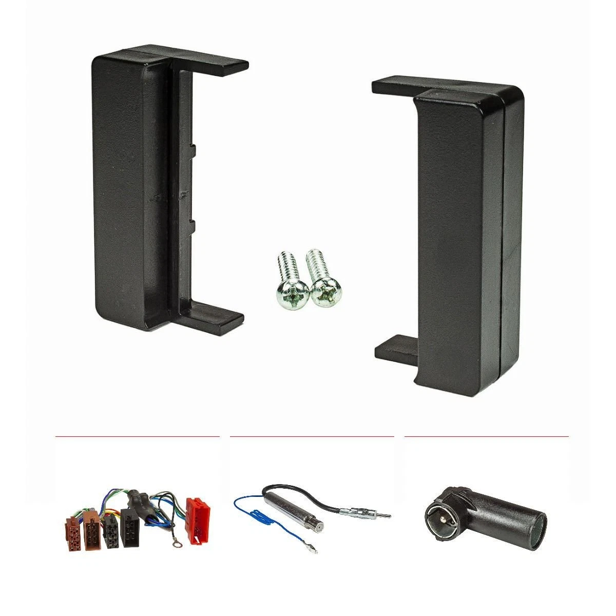 Mascherina telaio autoradio iso 1 din Argento compatibile per Wagon R3