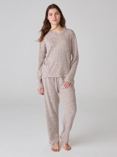 Women J&J Brothers Pajama Beige 38 / M / 46