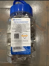 Cable Matters 100-Pack Cat 6A Shielded Pass Through RJ45 Connectors,