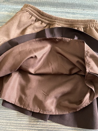 Janie And Jack Girl Skirt Size 10 Brown - Picture 3 of 3