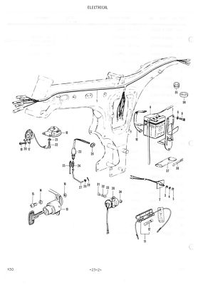 SUZUKI Parts Manual K50 and K50-II 1970 1971 1972 1973 and 1974