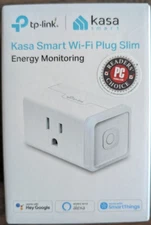 Smart Home Plug Slim Wi-Fi Energy Monitoring Voice Control Scheduling Away Mode