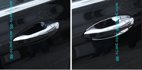 4x ABS Chrome Outside Car Door Bowl Cover trim For Benz S-class W222 2014-2020 - Picture 3 of 4