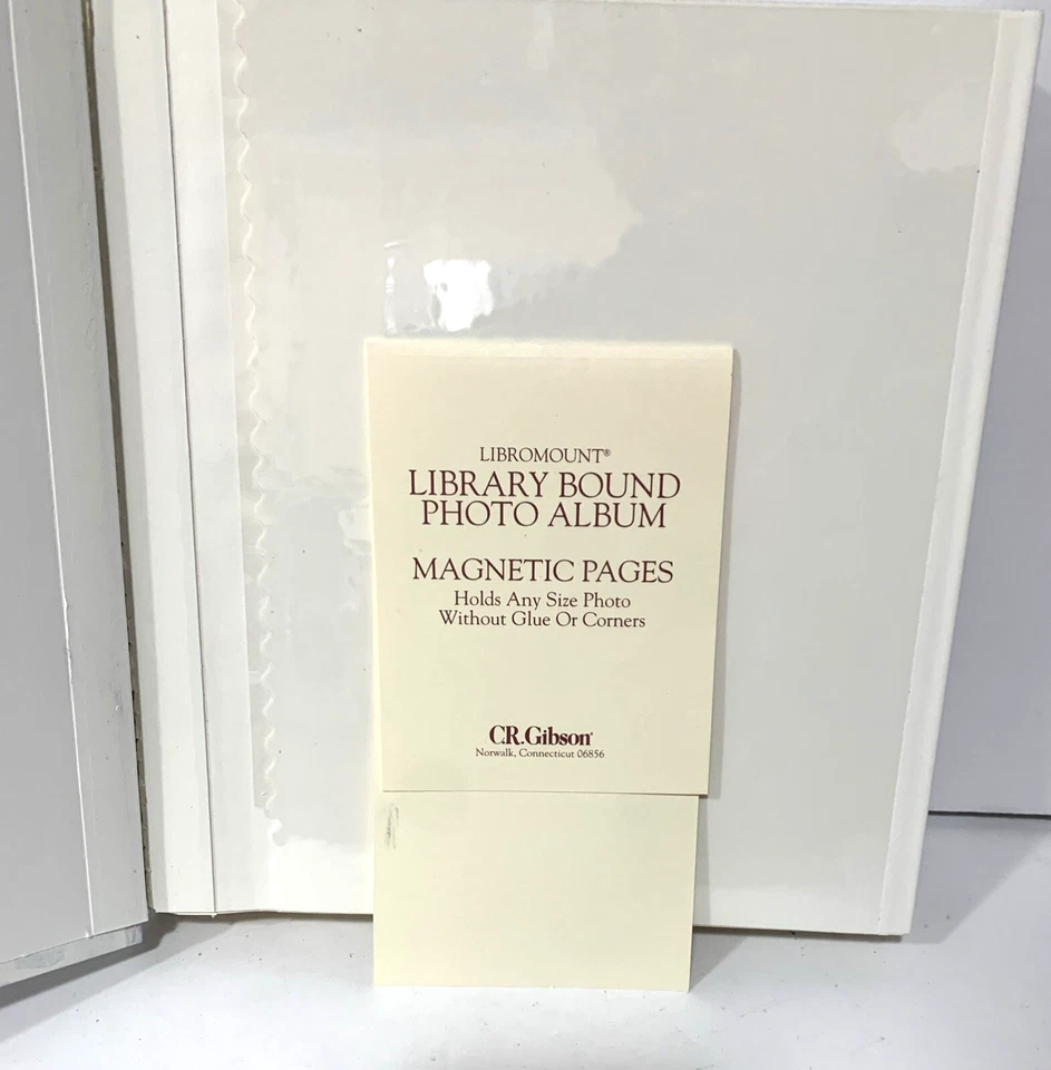 Álbum de fotos CR Gibson Libromount - Páginas magnéticas, encuadernado en biblioteca - 18 hojas Foto 2 de 4