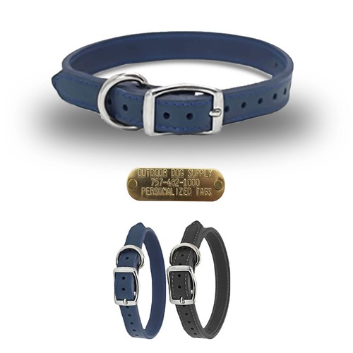 3/4" UltraSoft Luxe Leather Dog Collar - Picture 4 of 5