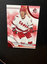 23-24 UD SP Authentic Hockey Red Limited 21 Andrei Svechnikov